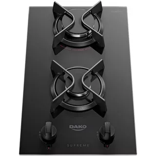 Fogão Cooktop 2 Bocas Dako Supreme Super Automático Bivolt Preto