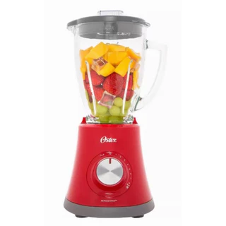 Liquidificador Super Chef Oster Jarra De Vidro 1,5L Vermelho