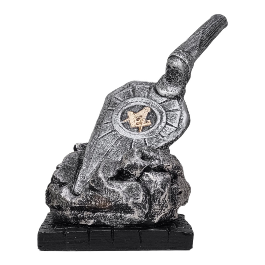 Maçonaria Trolha Colher De Pedreiro Religião Estátua Resina | Shopee Brasil