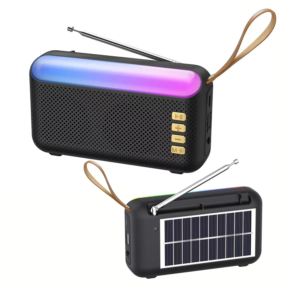Caixa de Som de 8W com Recarga Solar - BK-611 - Altomex | Shopee Brasil