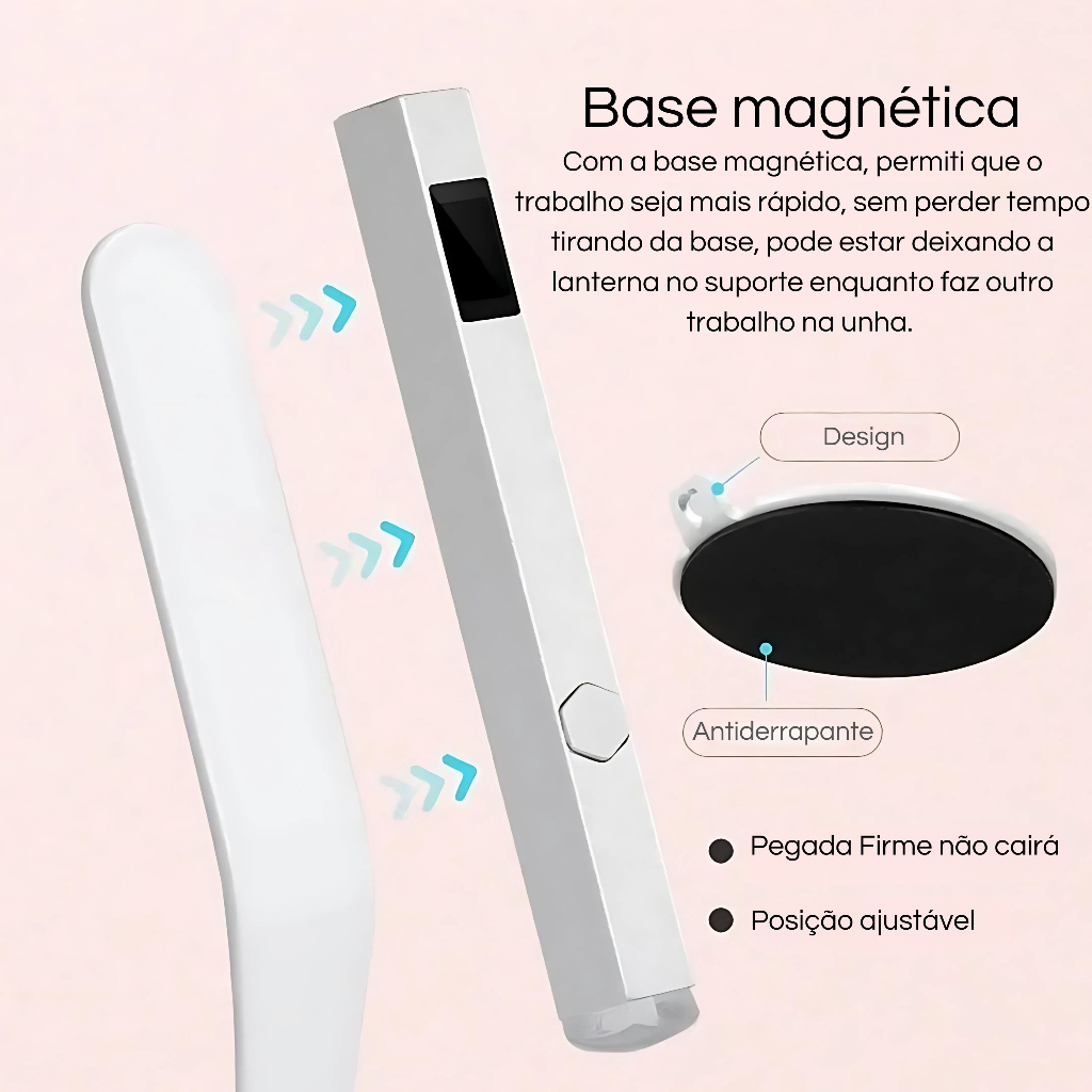 Lanterna Para Unha UV com Suporte D&Z e Temporizador LCH 23