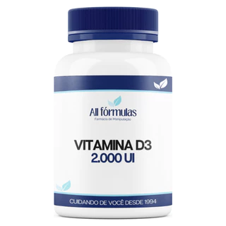 Vitamina D3 2.000 UI - 90 Cápsulas