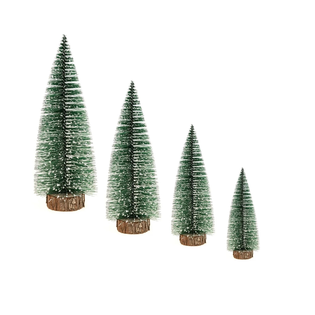 mini árvore de natal pinheiro nevada enfeite decoração natalina 15-20-25cm