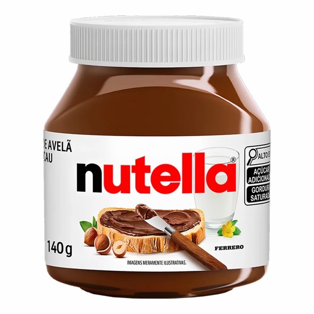 Nutella 140g Ferrero Creme de Avelã com Cacau