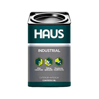 Tinta Esmalte Industrial Extra Rápido Brilhante 18L Haus