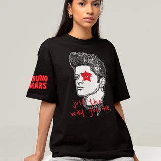 Camiseta Básica T-Shirt Bruno Mars Way You Are Brazil Tour Adulto e Infantil