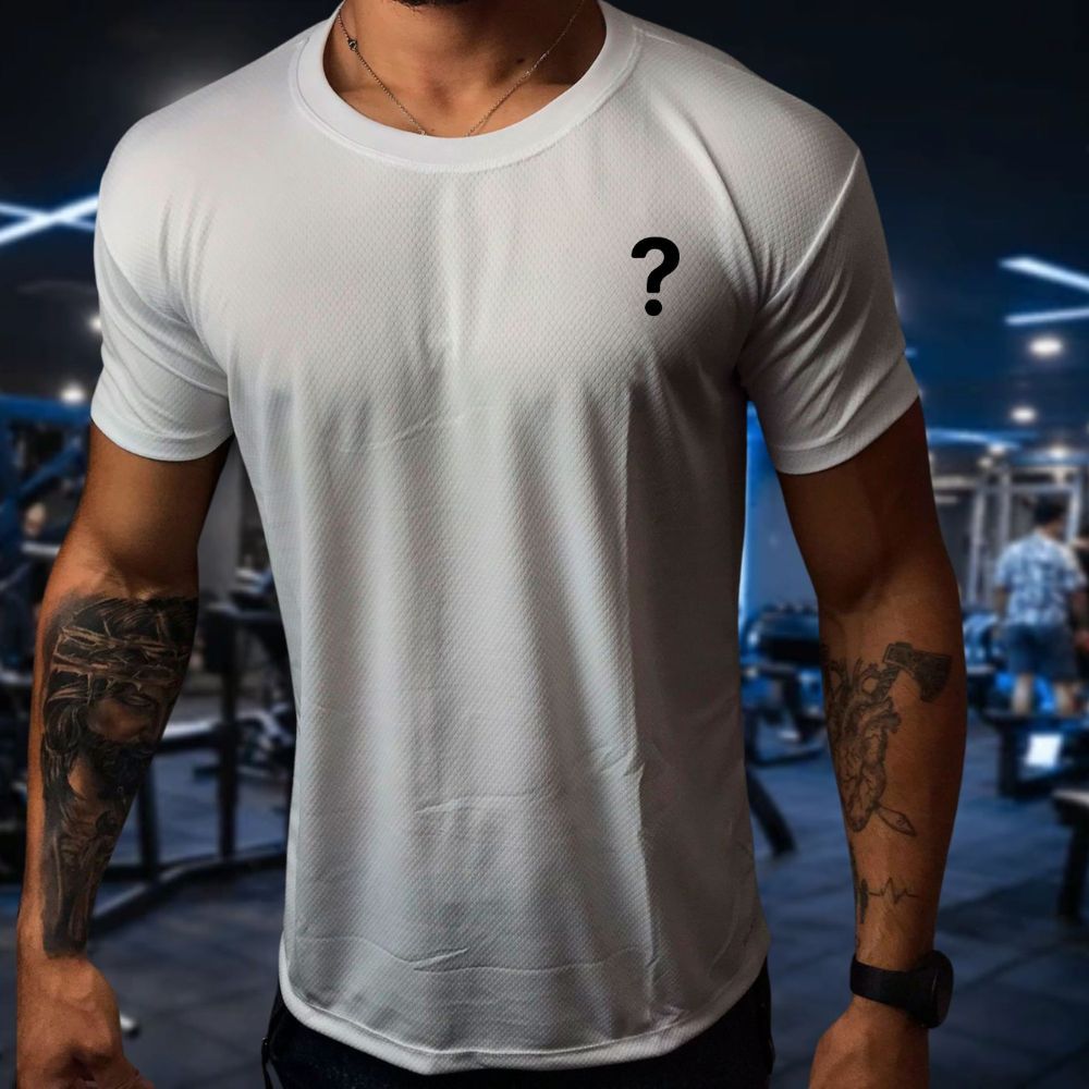 Camisa Masculina DryFit colmeia respirável Esporte Verão Praia - JAC