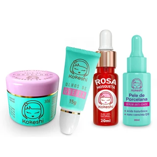 Kit Rejuvenescimento Noturno Kokeshi Anti-idade Olhos Gueixa