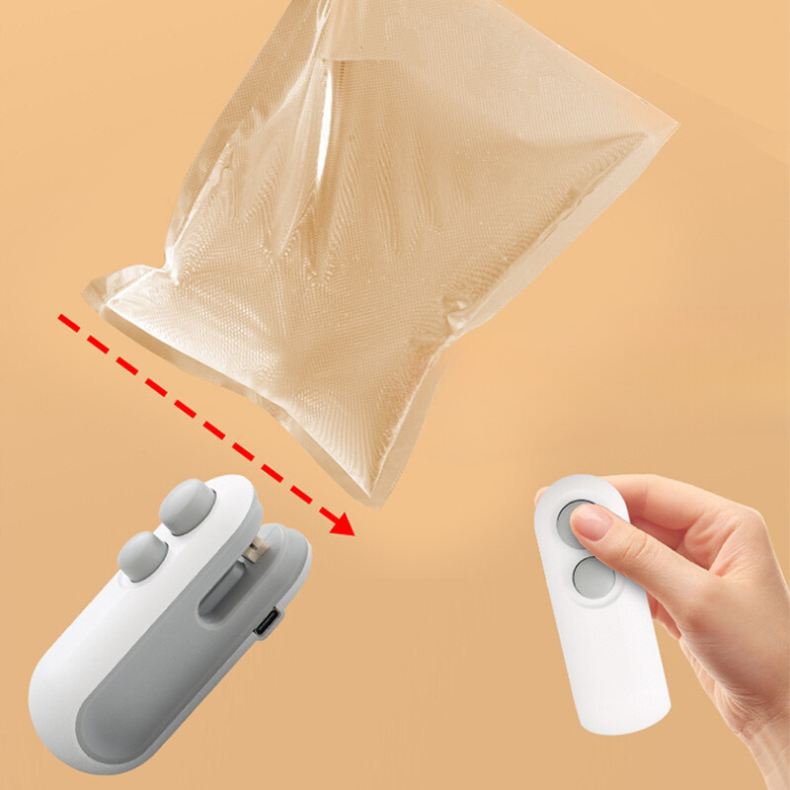 Mini Máquina Seladora De Alientos Recarregavél USB | Shopee Brasil