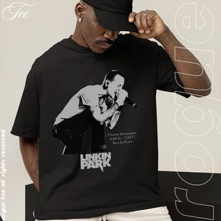 Camiseta Basica e OVERSIZED Linkin Park Chester Bennington Vocalista Rest In Peace Rock Unissex
