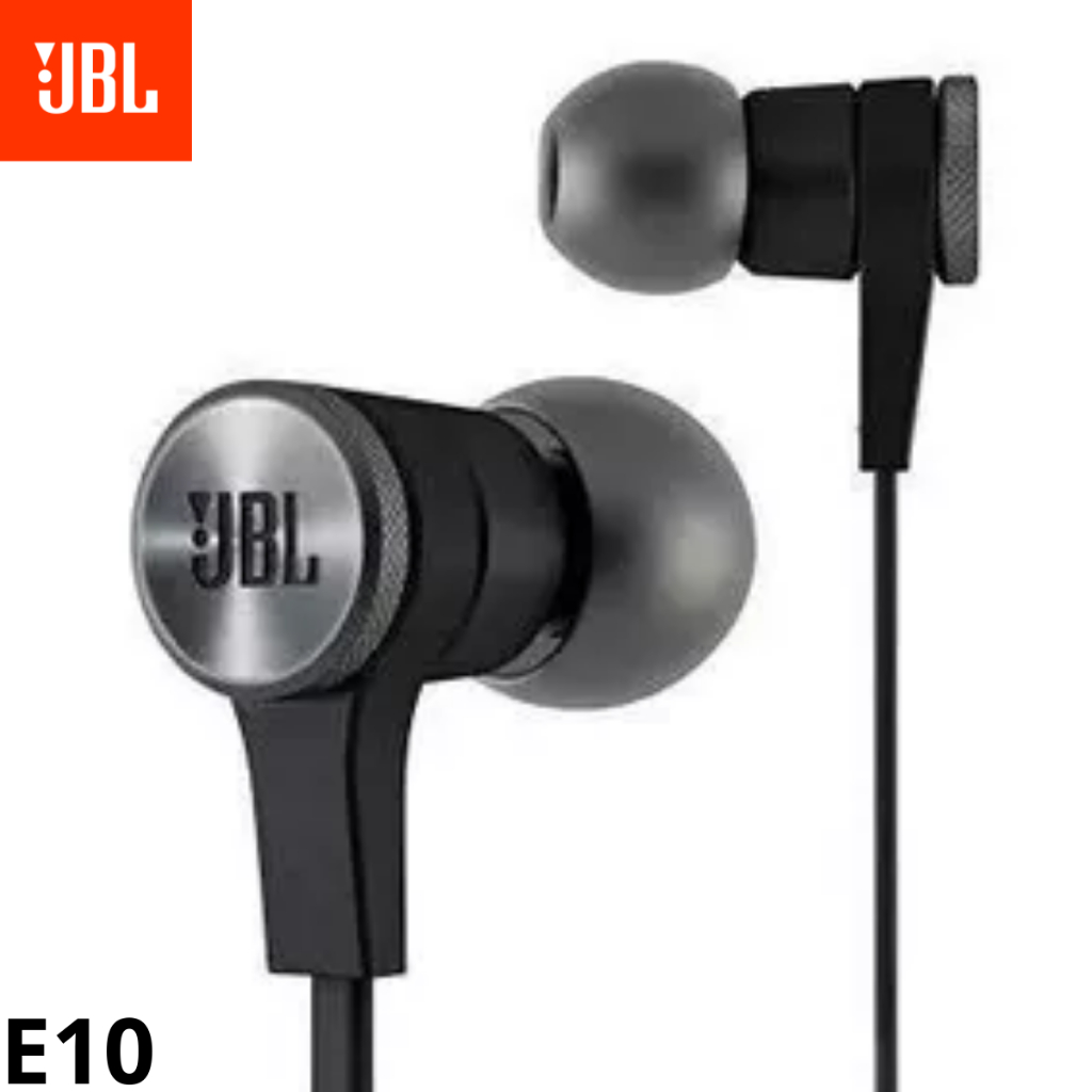 Fone De Ouvido JBL com fio Fone de Ouvido Branco E10 Fone Android P2/P3 Smartphone Esportivo Fone JBL Fone Preto