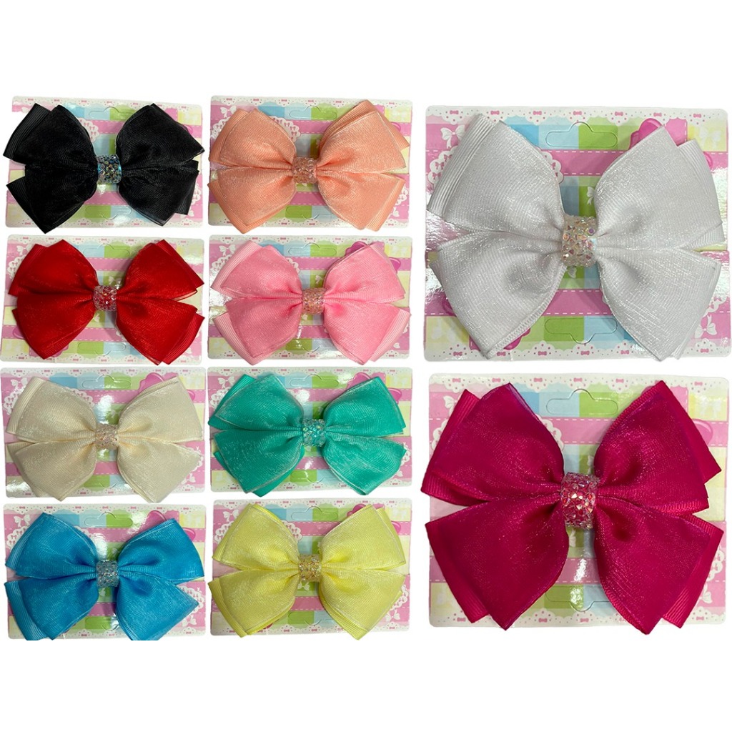 Kit com 10 Laços de Cabelo Infantil Luxo – Elegância para Todas as ...