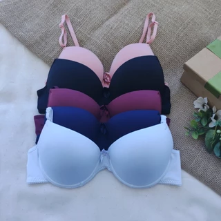 Kit 3 Sutiã Básico Com Bojo Escolha Cor Do P Ao Gg Direto da Fábrica