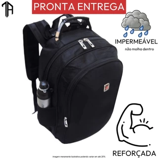 Mochila Bolsa Esportiva Reforçada Notebook Escolar Faculdade Ótima Cor Sortida