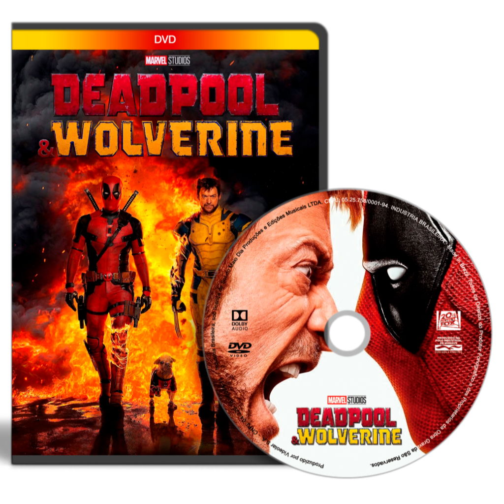 DVD - Deadpool & Wolverine (2024) (LEGENDADO) | Shopee Brasil