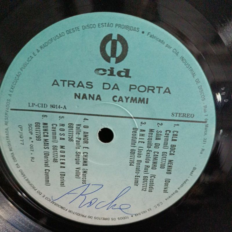 Lp Nana Caymmi 1977 Atrás da Porta - 0292 | Shopee Brasil