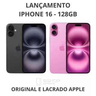 Iphone 16 128GB Original Lacrado 1 ano Garantia Apple c/NF Lançamento
