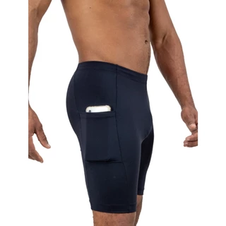 bermuda corrida masculina com bolsos alta compressao