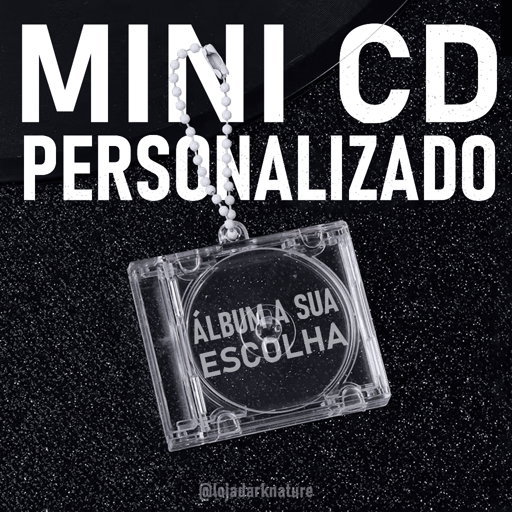 Mini CD Personalizado NFC | Chaveiro