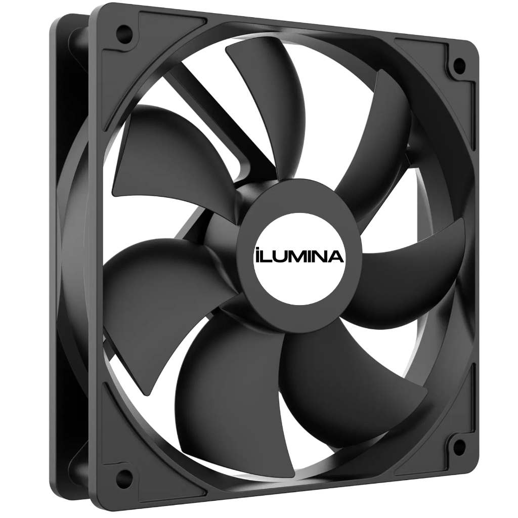 Cooler Fan Ventoinha Gamer 120mm Preto Silencioso 1200RPM