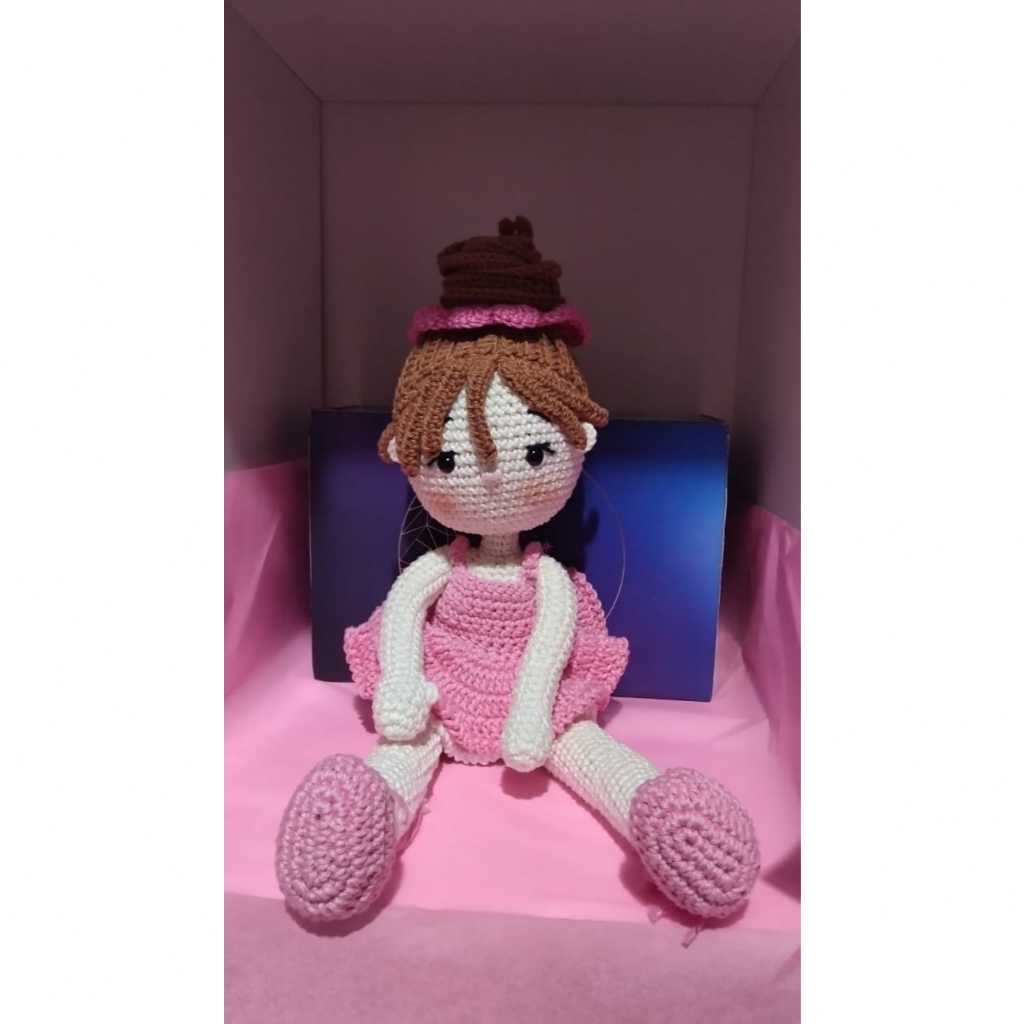 Amigurumi Bailarina 40 Cm - Artesanal