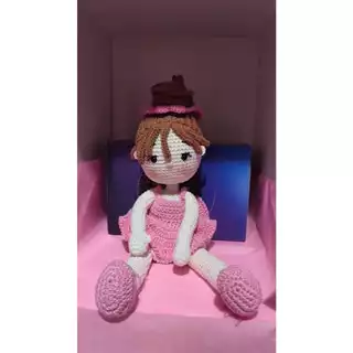 Amigurumi Bailarina 40 Cm - Artesanal