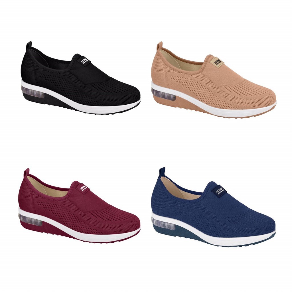 Tenis Feminino Modare Ultraconforto Slip On Amortecedor Gel Ortopédico ...