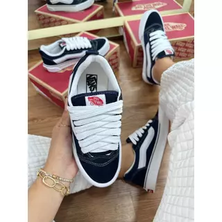 TÊNIS KNU SKOOL 3D BLACK TRUE WHITE PREMIUM VULCANIZADO PALMILHA EM GEL