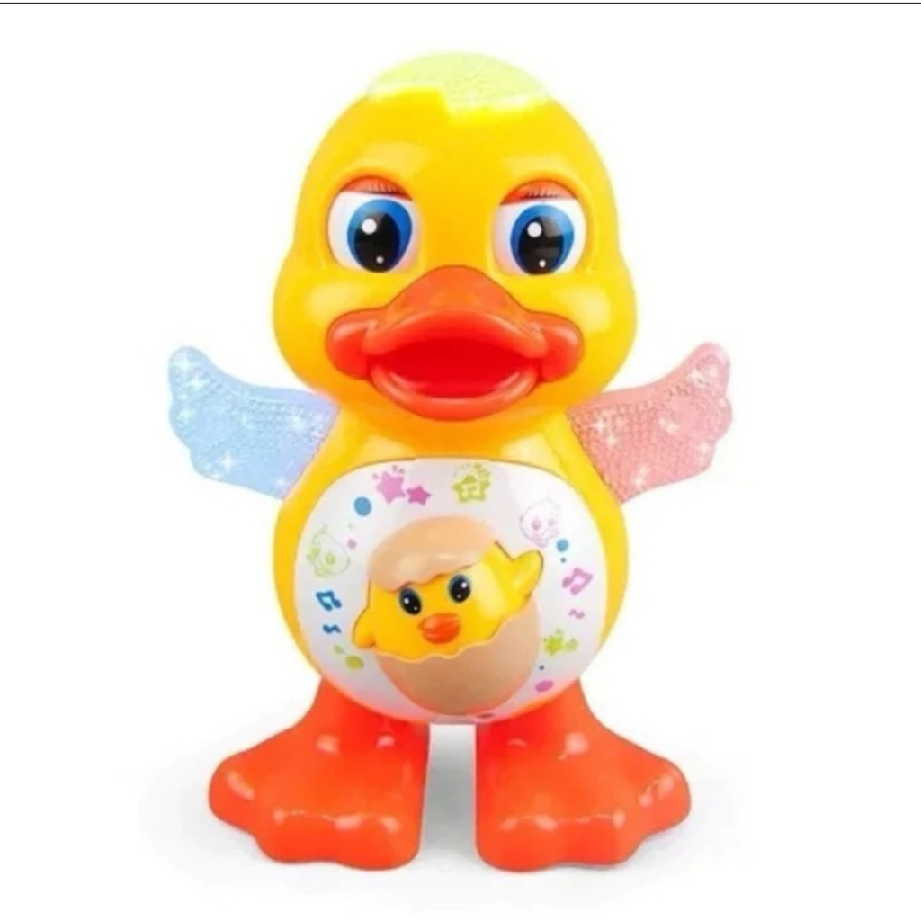 Brinquedo Patinho Pato Bichinho Dançarino Musical Com Som Luz Infantil ...