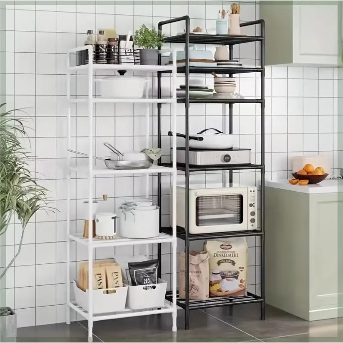 Estante Rack Para Banheiro Cozinha Quarto 5 ou 6 Andares Prático