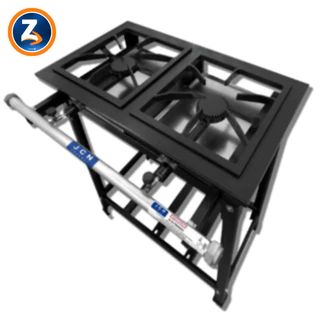 Fogão Industrial Alta Pressão Industrial 2 Bocas Completo Standard JCN