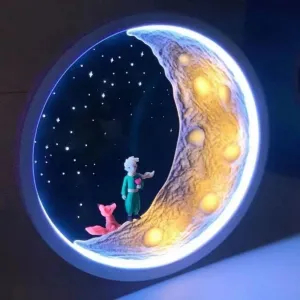 CAIXA DE SOM LUMINÁRIA PEQUENO PRÍNCIPE - GUARDIÃO COLORIDO