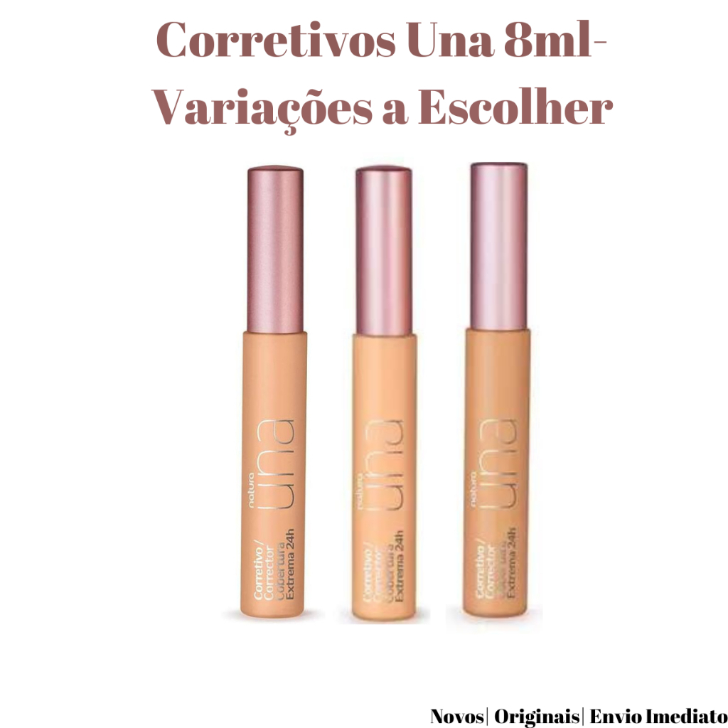 Corretivos Una 8ml- Variações a Escolher