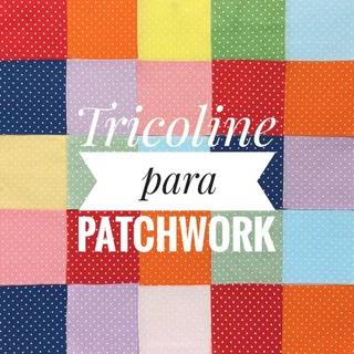 Kit Retalho de Tecido Tricoline para Patchwork 100un 6x6cm Costura Criativa