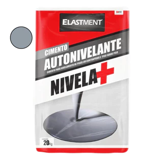Cimento Autonivelante Nivela+ 20 KG Cinza - Elastment