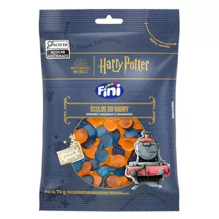 Balas de Gelatinas Harry Potter Óculos do Harry 70g Fini