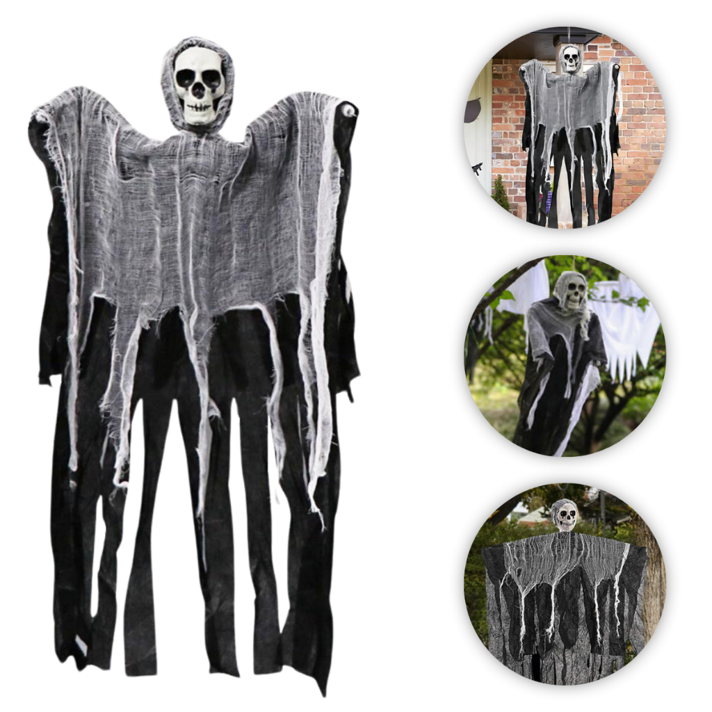 Caveira Voadora Decoração De Halloween E Festas Festa Halloween