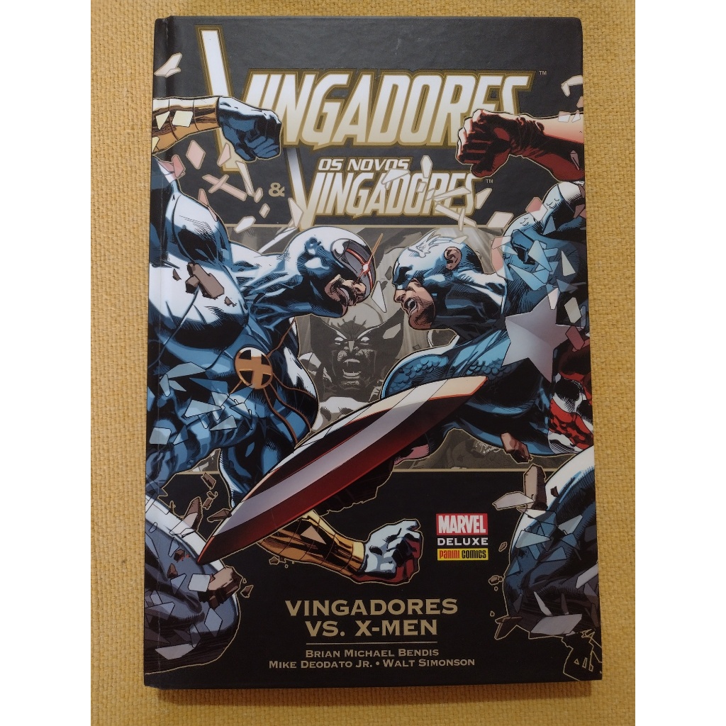HQ VINGADORES & NOVOS VINGADORES VINGADORES VS X MEN MARVEL DELUXE CAPA DURA BRIAN MICHAEL BENDIS