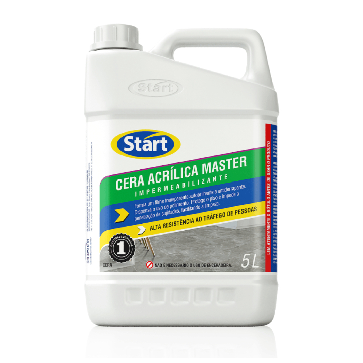 Cera Acrílica para Pisos Master Start Impermeabilizante