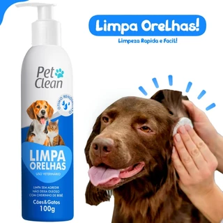 Limpa Ouvido Limpador De Orelha Cachorro Gato Pet 100g