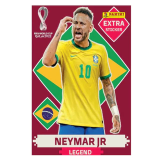 Figurinha Album Copa do Mundo Bordo Rara Neymar Jr 2022 em Oferta na Shopee