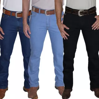 Kit 3 Calças Country Masculina Tradicional Com Elastano em Oferta na Shopee