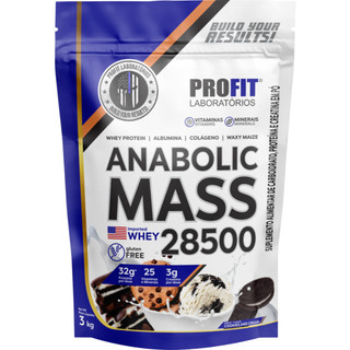 Anabolic Mass 28500 Hipercalórico Ganho de Peso 3kg Profit Labs — foto 5 — Achou Levou Brasil