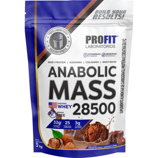 Anabolic Mass 28500 Hipercalórico Ganho de Peso 3kg Profit Labs — foto 7 — Achou Levou Brasil