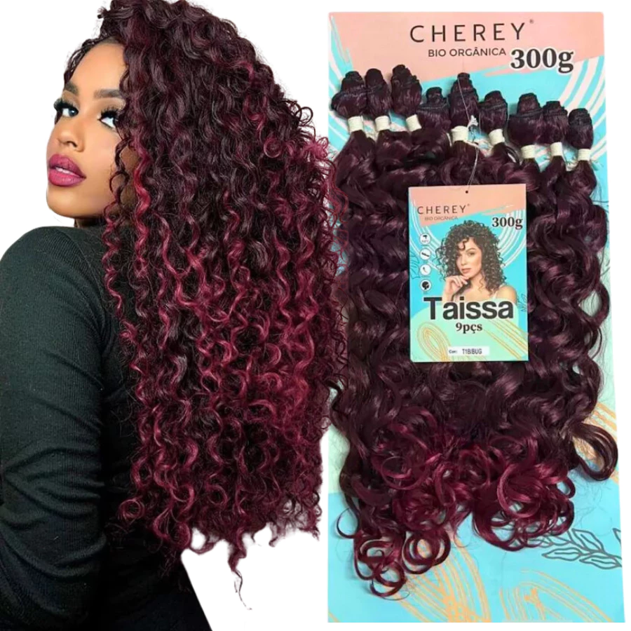 Cabelo Bio Orgânica Taissa Cacheado 60cm 300g