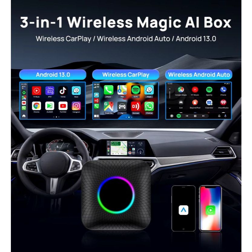 Carlinkit Tbox Streaming Box Carplay Android 8gb Ram + 128gb Carlinkit Tbox Streaming Box Carplay Android 8gb Ram + 128gb