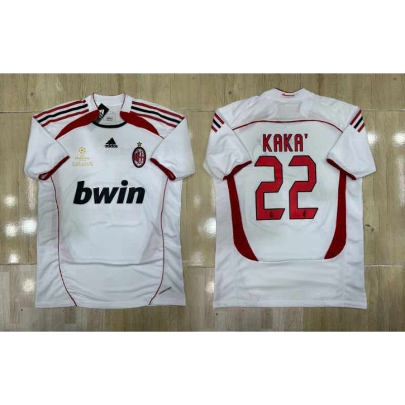 camiseta do Milan retrô branca Kaká