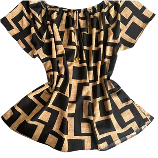 BLUSA FEMININA PLUS SIZE CIGANINHA OMBRO A OMBRO ELEGANTE ESTAMPADAS VISCOLAYCRA ELEGANTE