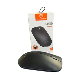 Mouse Sem Fio clique silencioso 2.4Ghz Leve Ergonômico Escritório 1200dpi H'maston SHA-08 home off