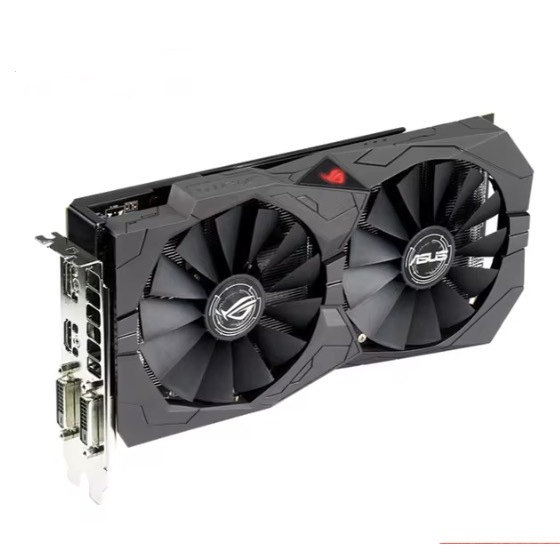 Placa De Vídeo Amd Asus Rog Strix RX 580 8GB | Shopee Brasil